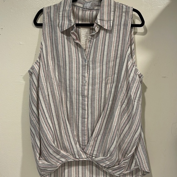 Heroes and Dreamers sleeveless top. XL - Picture 1 of 7